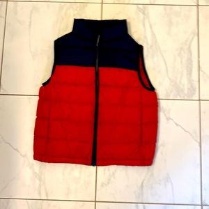 Red & Blue Uniqlo Winter Vest